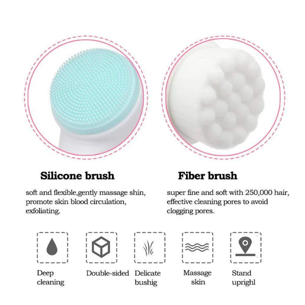 Gentle Face Scrub Brush